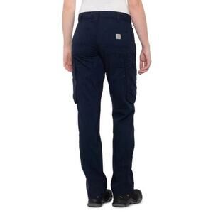 NEW! Carhartt Women's 104009 Force Broxton Cargo Pant Navy 28W TALL